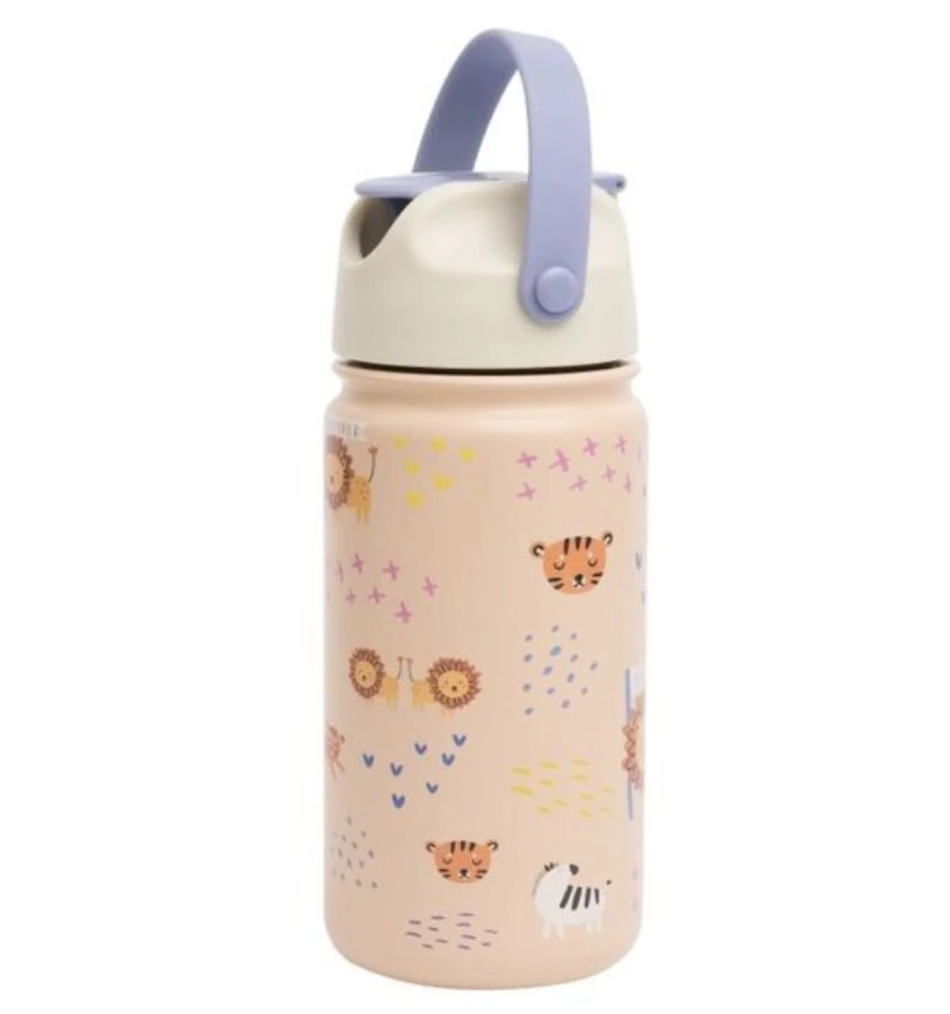 Gourde isotherme en acier inoxydable Lion sauvage