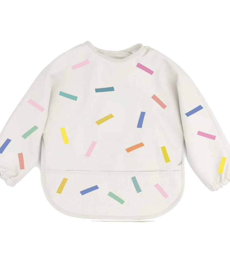 Bavoir à manches longues Confetti