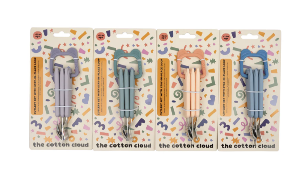 Ensemble de couverts en acier pêche – Image 3