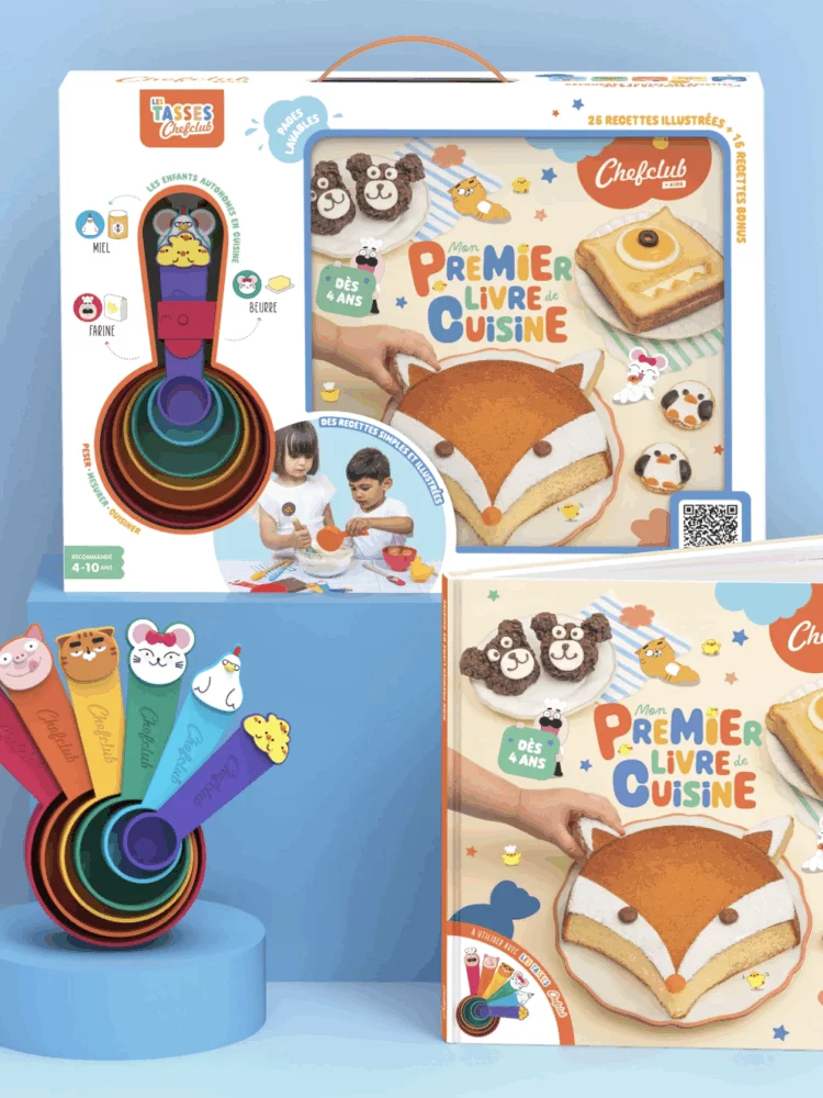 Coffret Chefclub-Mon premier livre de cuisine