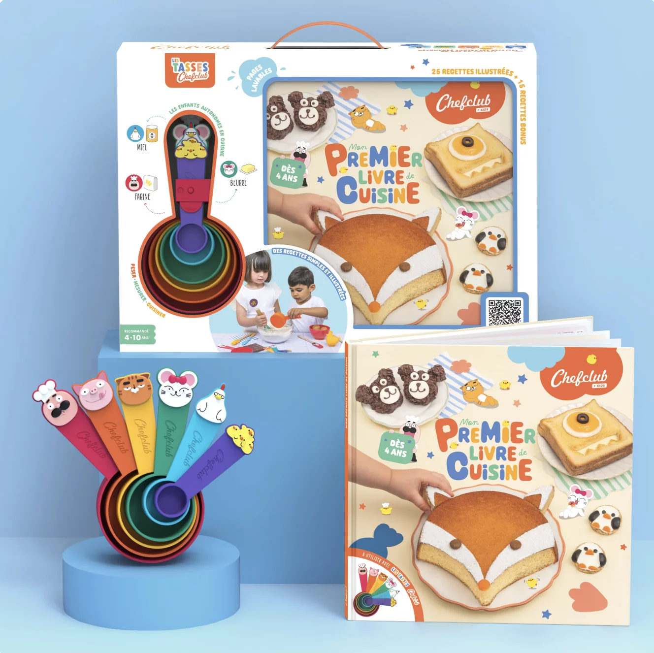 Coffret Chefclub-Mon premier livre de cuisine