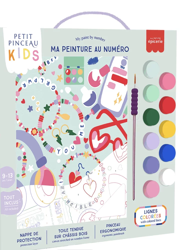 Kit de peinture au numéro pour les enfants - Besties