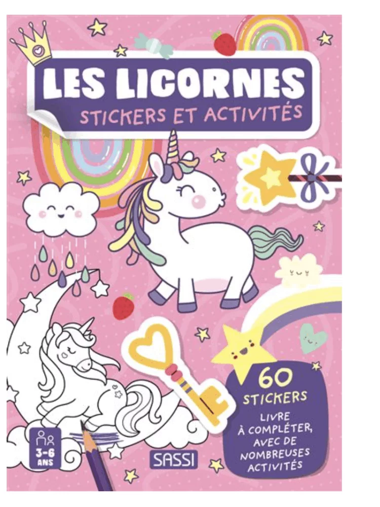 Les licornes stickers et activités
