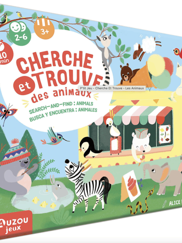 P'tit jeu - Cherche et trouve - Les animaux
