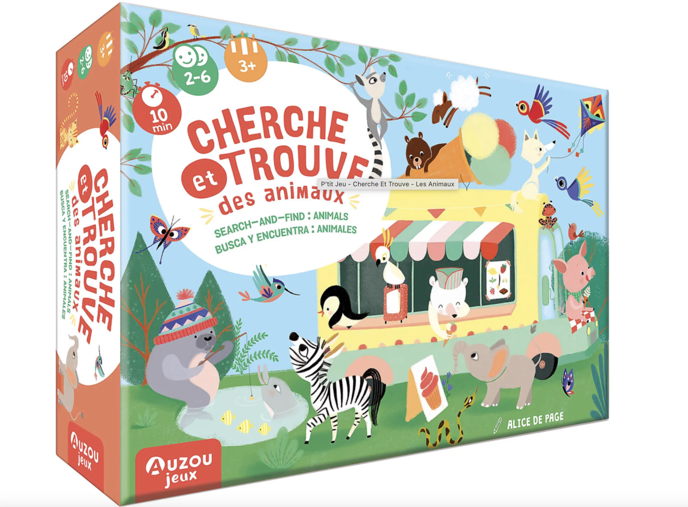 P'tit jeu - Cherche et trouve - Les animaux