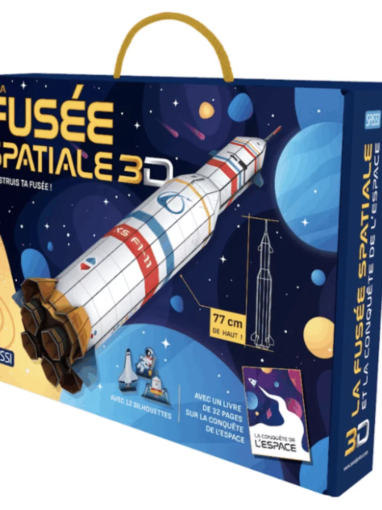 La fusée spatiale 3D : construis ta fusée !