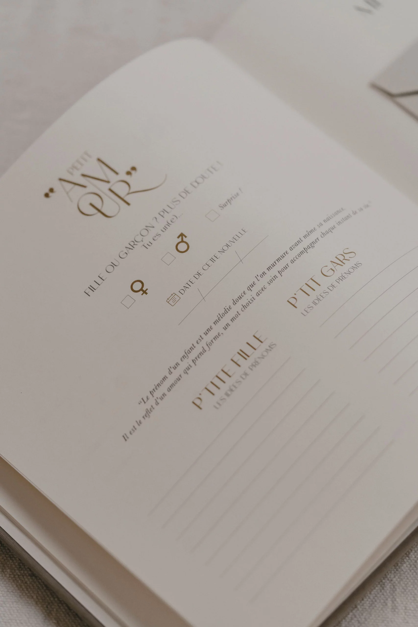 Livre de naissance Petit Amour Blanc – Image 4