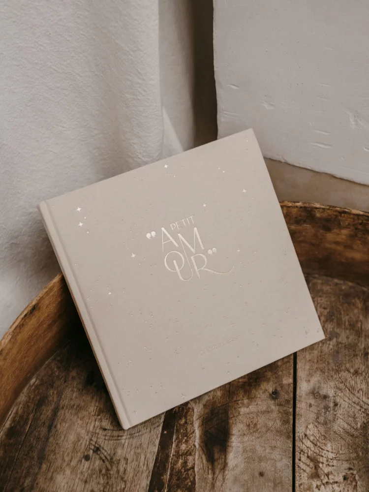 Livre de naissance Petit Amour Beige