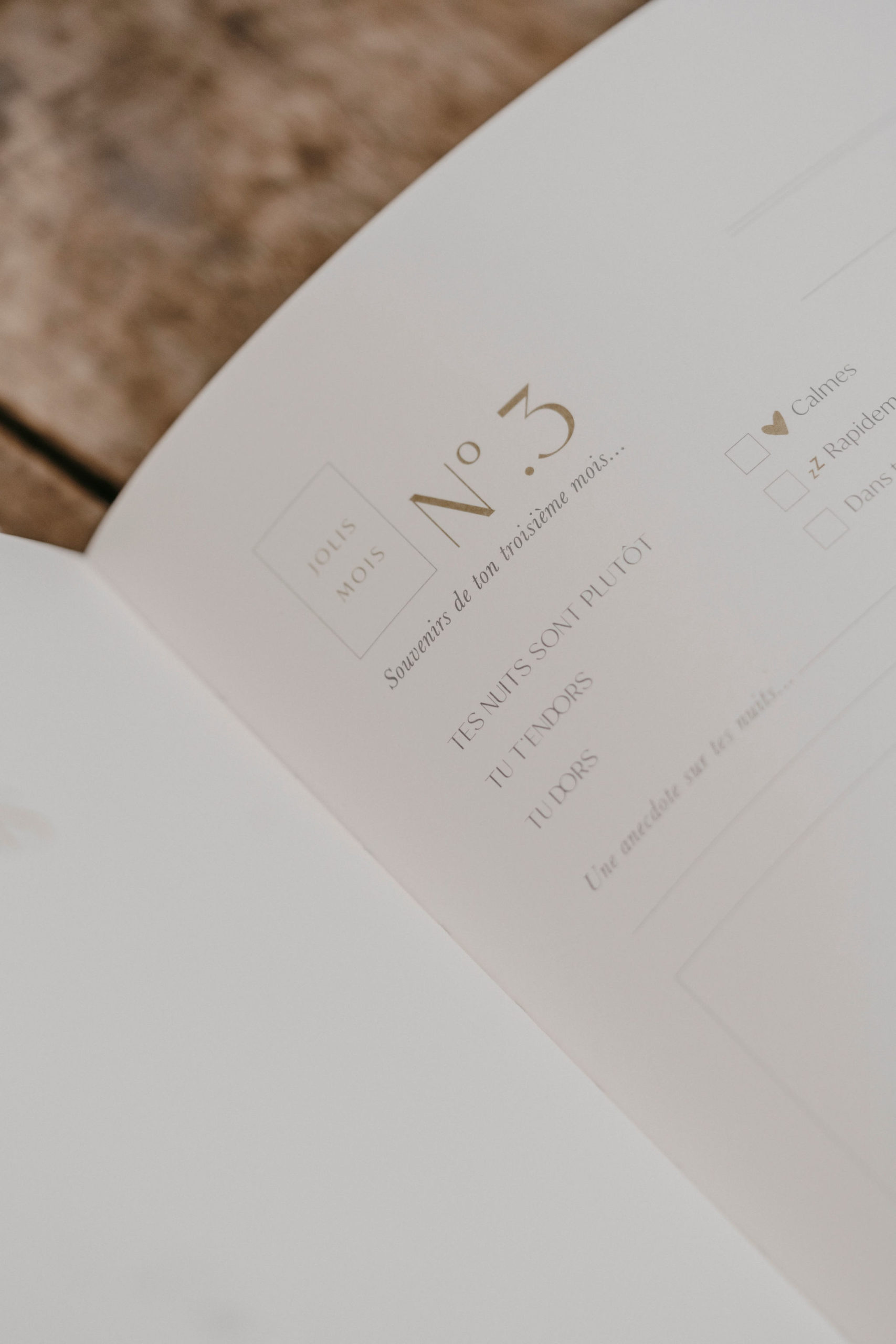 Livre de naissance Petit Amour Beige – Image 3