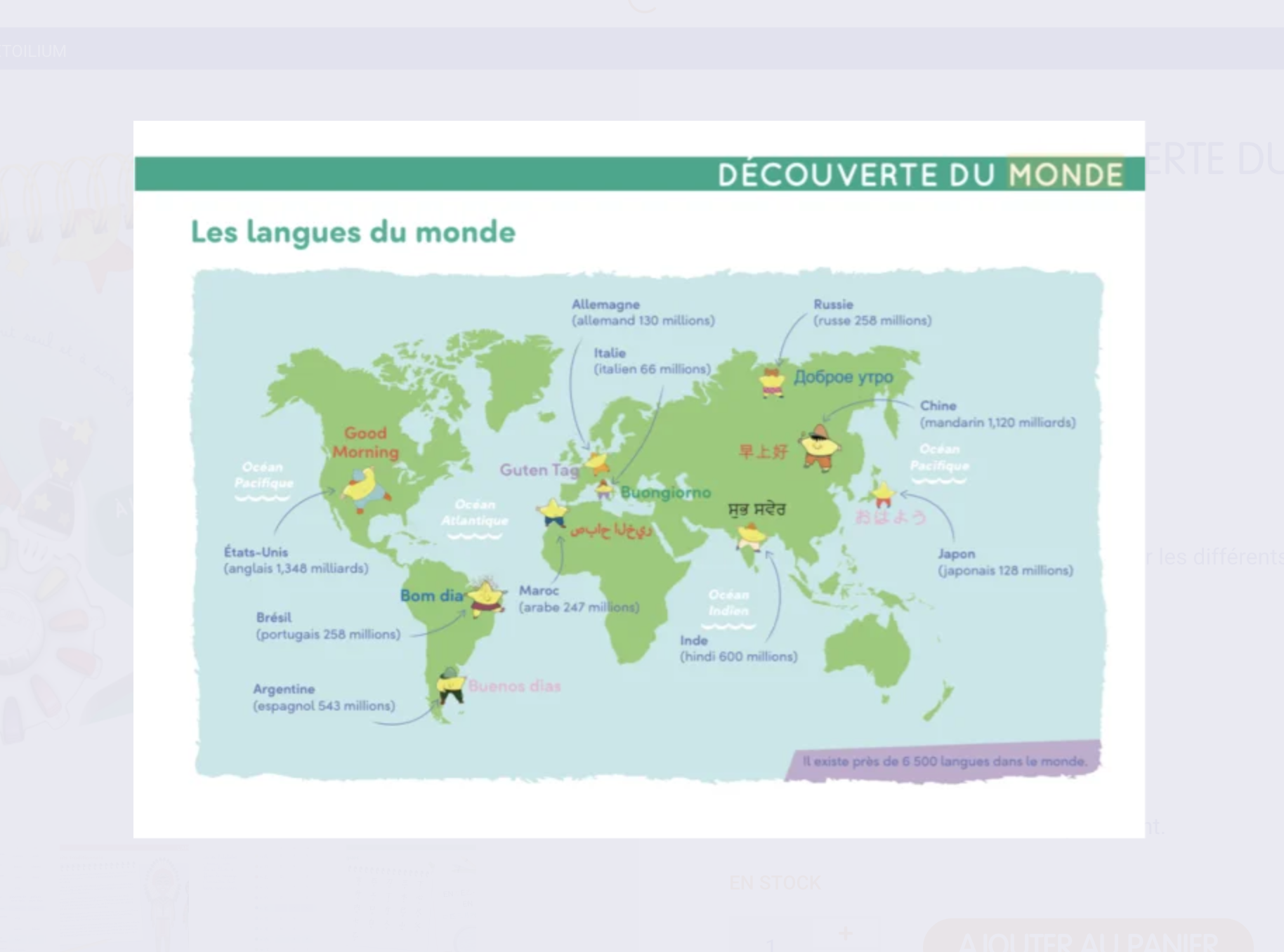 Chevalet à la découverte du monde – Image 3