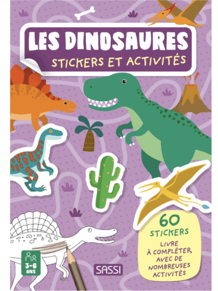 Les dinosaures stickers et actvités