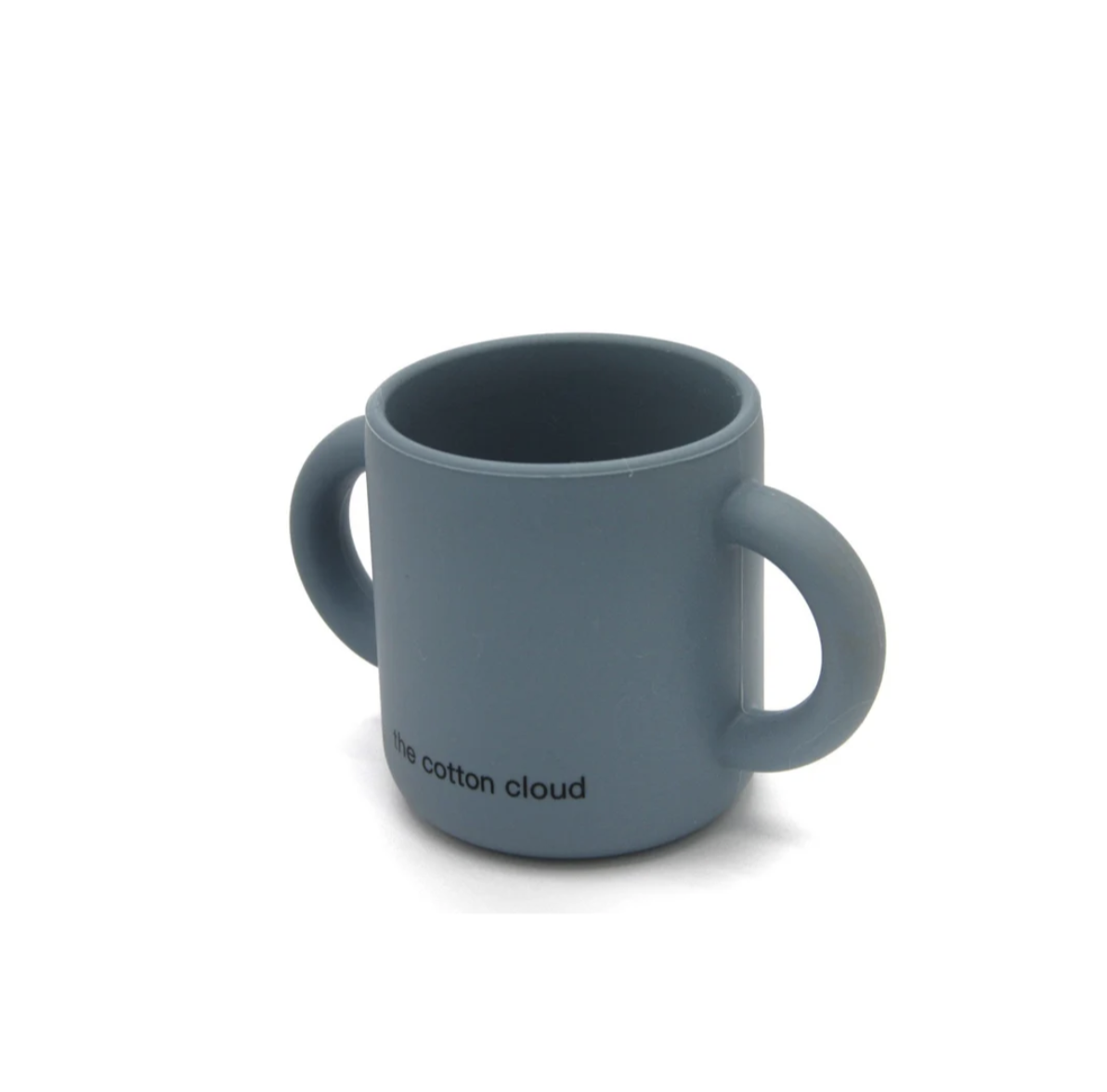 Tasse en silicone bleu