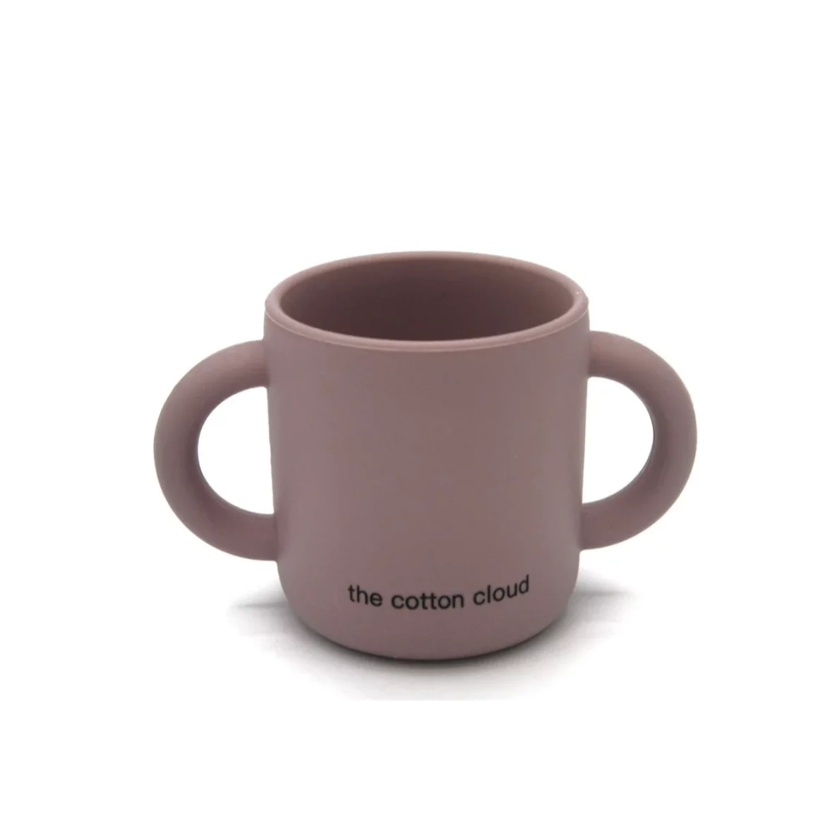 Tasse en silicone rose poudré