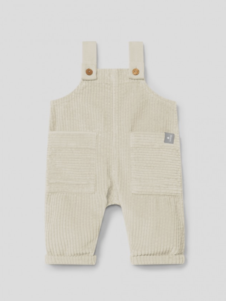 Salopette en velours côtelé sable 3 mois