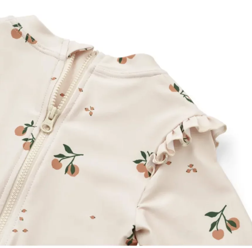 Costume de bain imprimé Sille / Pêche – Image 3