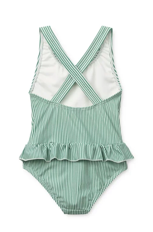 Costume de bain rayé / Jardin lumineux – Image 2