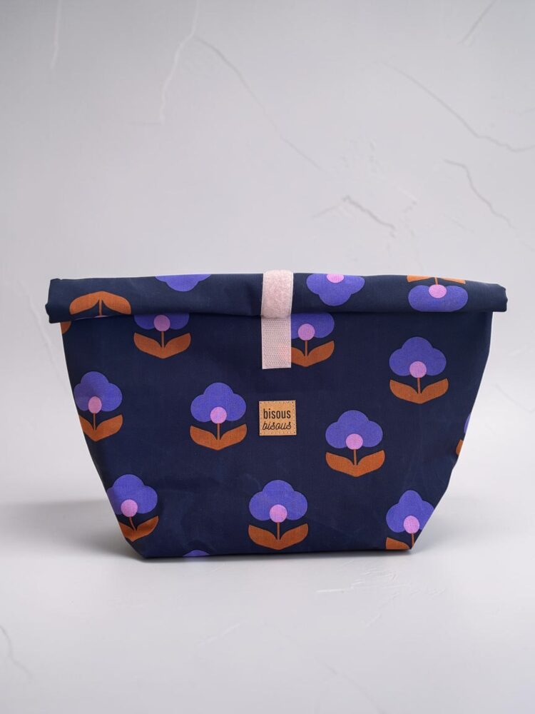 Grand lunchbag Fleurs Rétro
