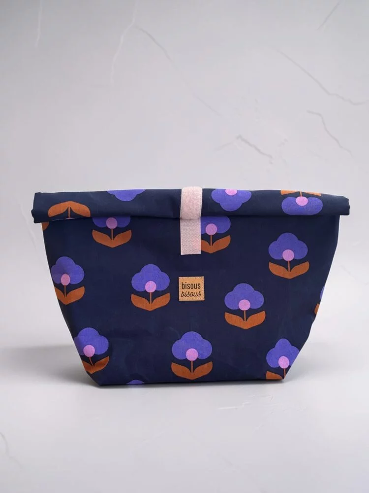 Grand lunchbag Fleurs Rétro