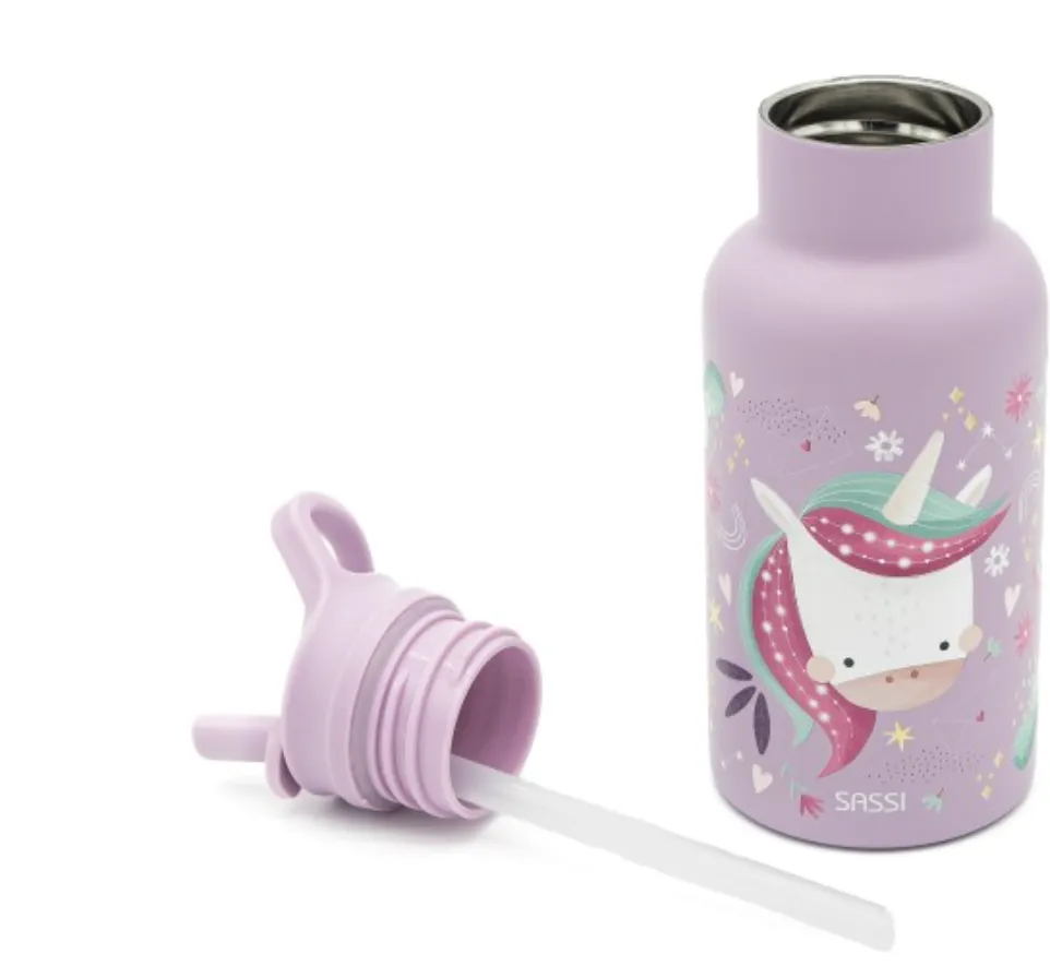 Gourde isotherme en inox 500 ml - Sparkly la licorne – Image 2