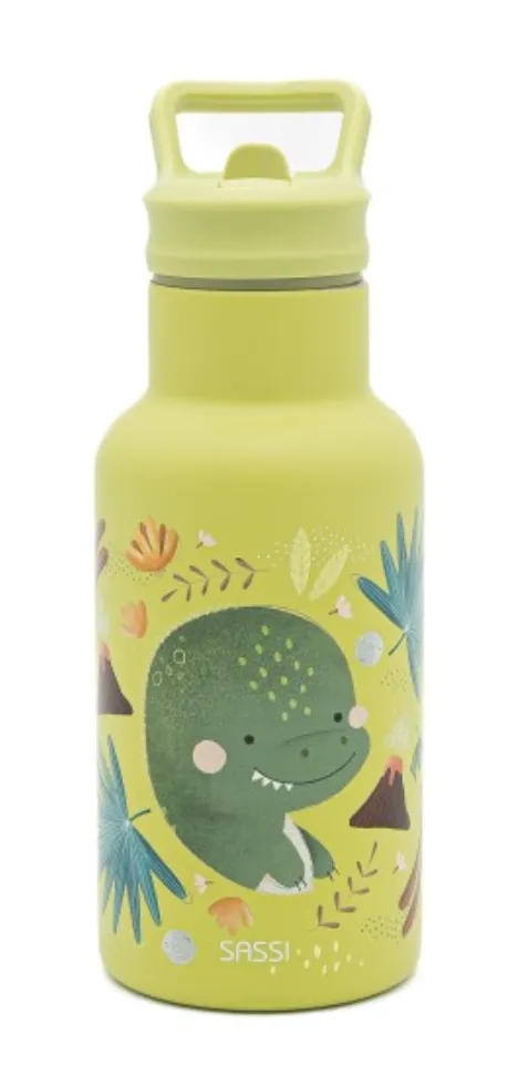 Gourde isotherme en inox 500 ml - Cracky le dinosaure
