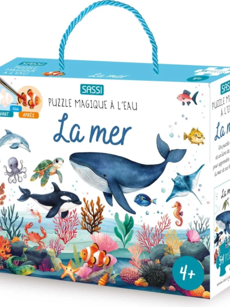 Puzzle magique à l'eau - La mer