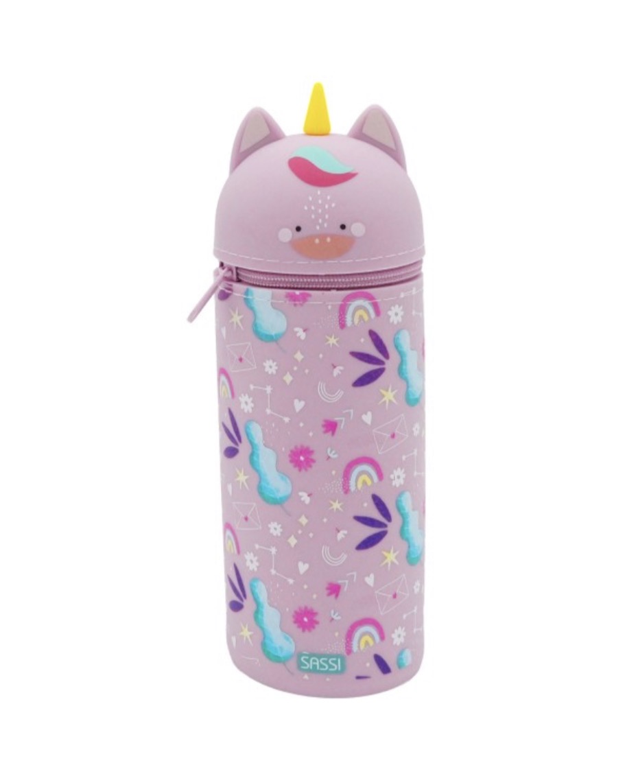 Trousse en silicone - Sparkly le licorne