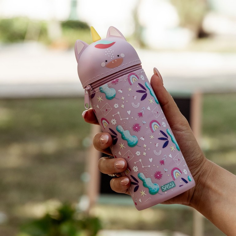 Trousse en silicone - Sparkly le licorne – Image 2