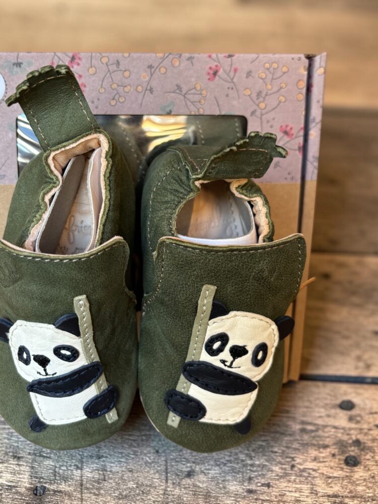 Chaussons cuir EASY PEASY My Blublu Panda