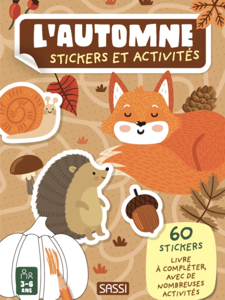 Stickers et Activities. L'automne