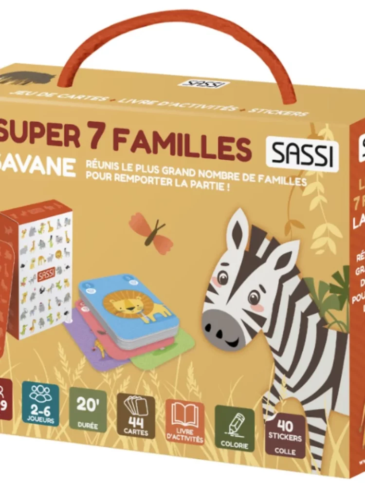 Le super 7 familles. La savane