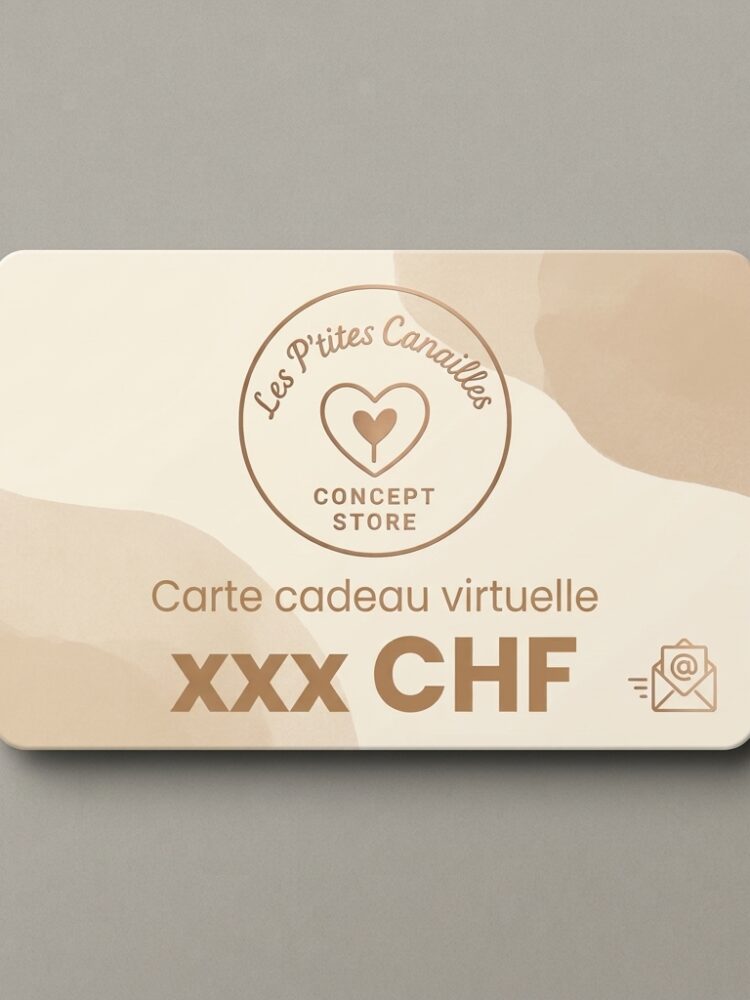 Carte cadeau virtuelle (e-mail)